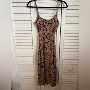 Abercrombie & Fitch | Leopard Slip Dress With Belt | XS
